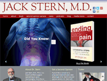 Tablet Screenshot of drjackstern.com